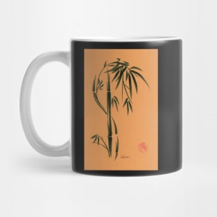 Gracious - Sumie Ink Brush Pen Bamboo Painting Mug